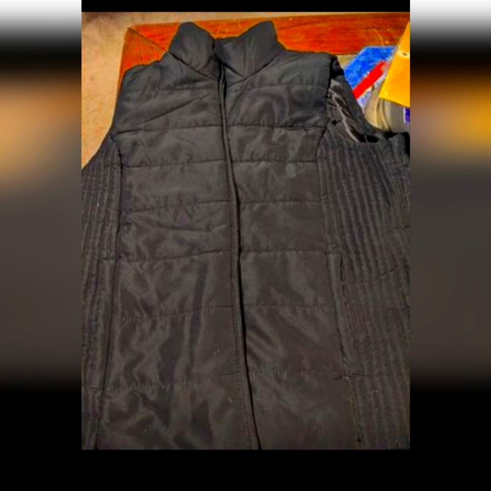 New York & Company black vest size large